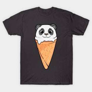 Panda with ice cream T-Shirt